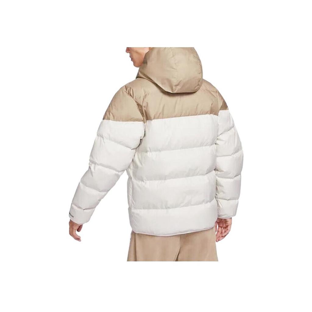 Nike Повседневная спортивная куртка-пуховик Storm-Fit Windrunner Primaloft Color Block с капюшоном, мужская куртка цвета хаки FB8178-247
