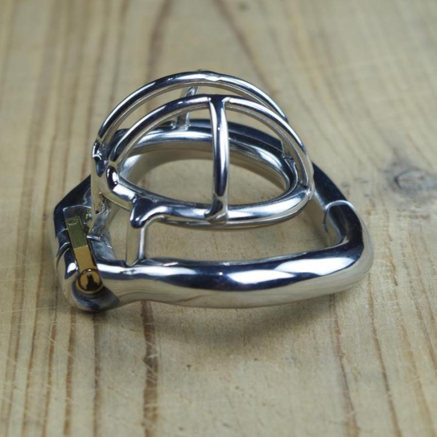 Супер маленькая клетка целомудрия из нержавеющей стали для мужчин