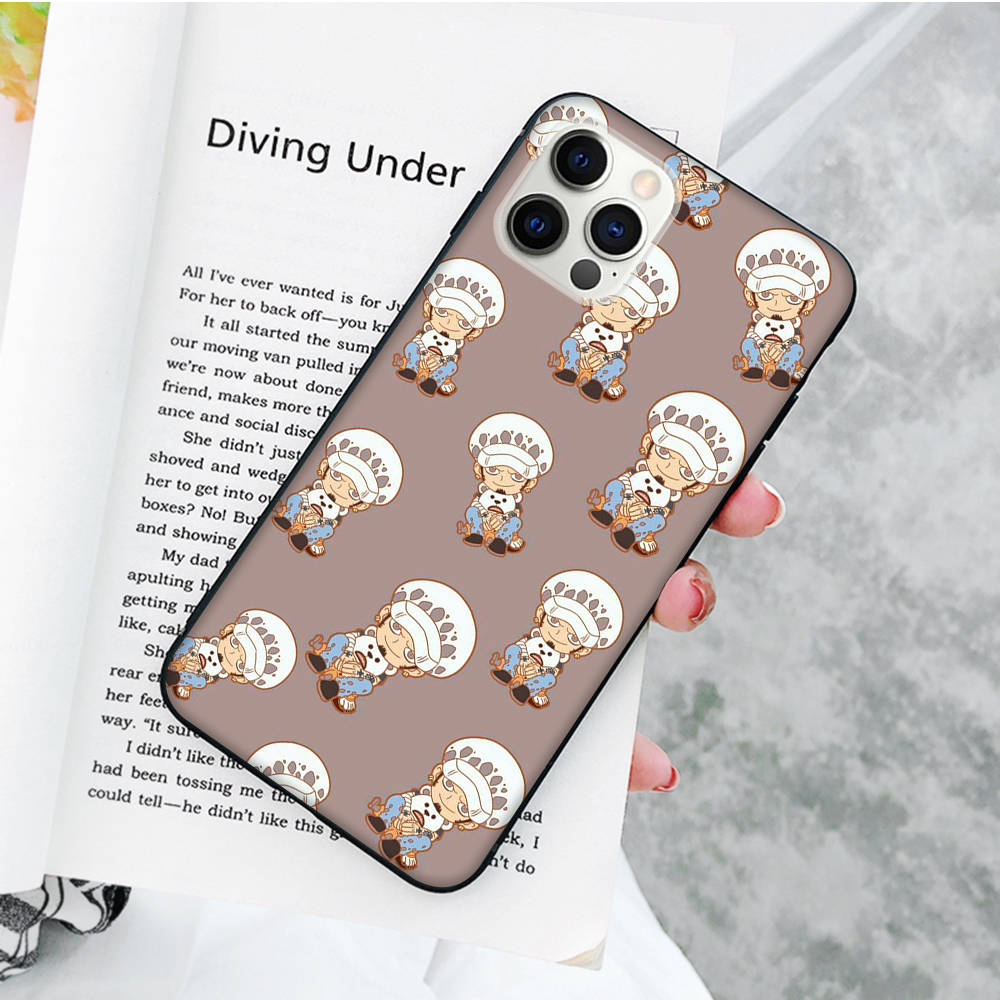 JW60Trafalgar Law черный мягкий чехол для Samsung Note 20 Lite S24 Ultra S23 A03 A05 A06 A11 A71 A15 A16 A13 A24 A25 A33 A52 A53 A50 M55 M35 Plus