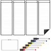 Mr. Pen- 4" x 12" Magnetic Dry Erase to Do List, 11 pcs, 4X Dry Erase to Do List White Board, 6X Colorful Whiteboard Markers and 6" x 4" Magnetic