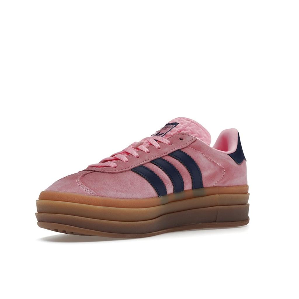 Adidas Gazelle Bold Pink Glow Gum Women Sneakers Victory-Blue H06122