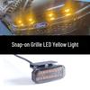 Желтый светодиодный дневной ходовой огонь и противотуманная фара для решетки Ford Ranger 23-24