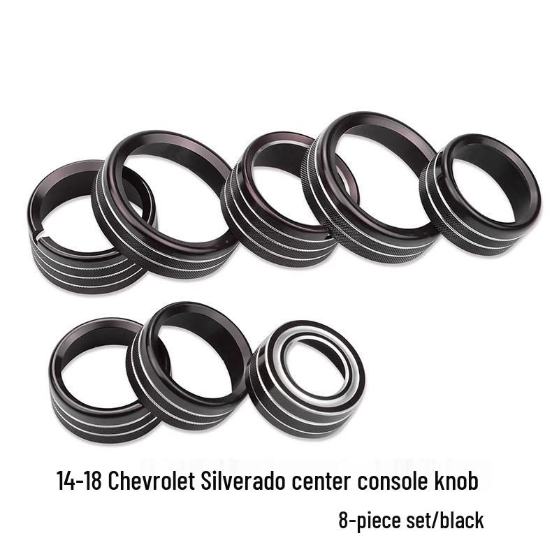 14-18 Chevy Silverado A/C Audio Knob Ring - Interior Modification
