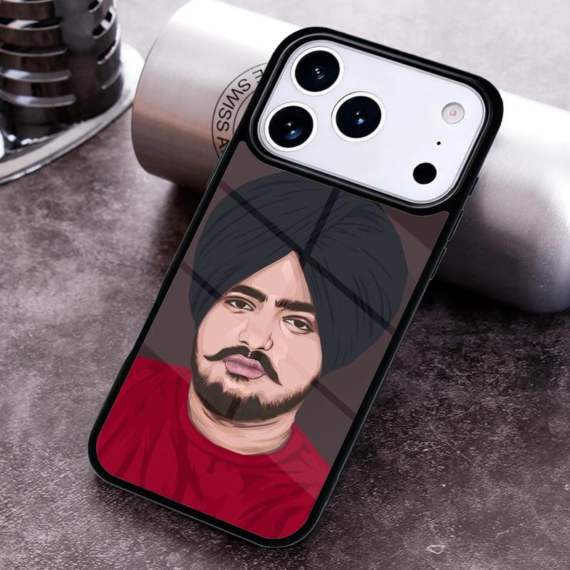 Indian Rapper Sidhu Moose Wala Phone Case for iPhone 17 16 15 Pro Max Air 14 13 12 11 Plus Shockproof Cover