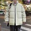 Хлопковая одежда больших размеров одинакова для мужчин и женщин. Зимние утолщенные хлебные куртки с воротником-стойкой и хлопковой подкладкой свободного кроя