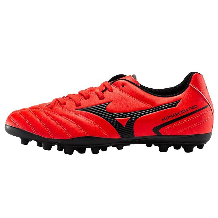 Mizuno Morelia Neo II Модные Удобные AG (Резиновые короткие шипы) Нескользящие Износостойкие Дышащие Футбольные Бутсы Мужские Футбольные Бутсы Красные P1GA210660