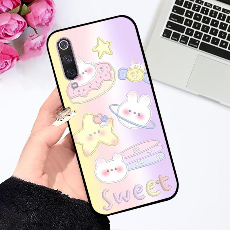 Чехол для Xiaomi Mi 9 SE 9SE Цветная Печать Мягкий Силикон ТПУ Матовый Чехол для Телефона Для Mi9 Pro 4G 5G Fundas Mi 9 Lite Мультяшный Бампер