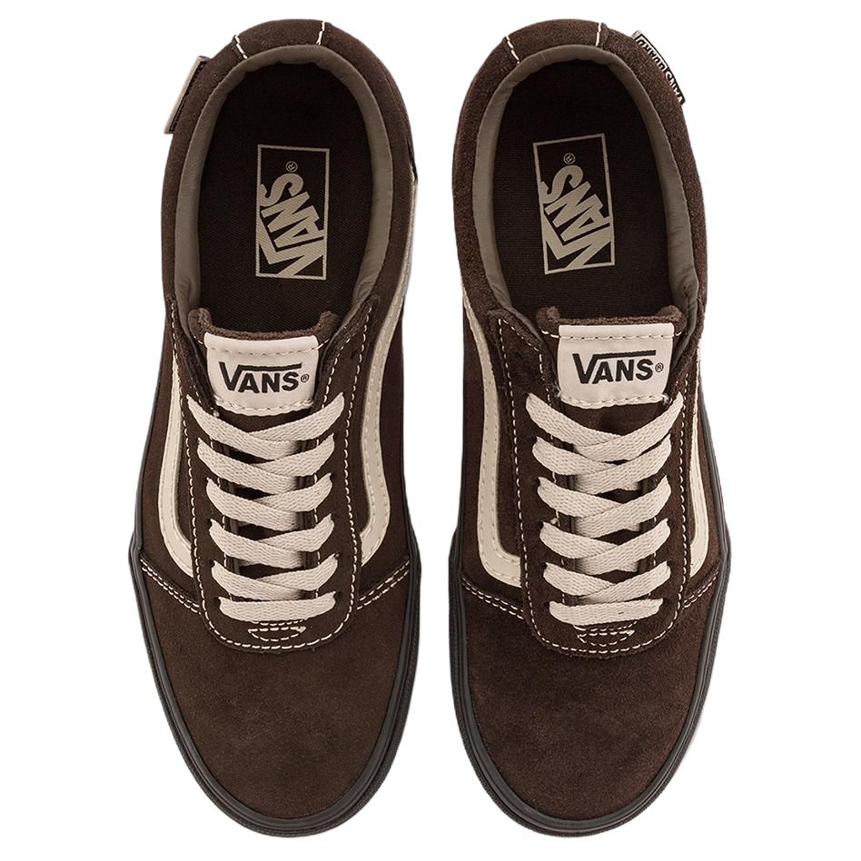 Vans Охранник Удобные Универсальные Низкие Кеды для Скейтбординга Мужские кроссовки Коричневые VN000CZFCFB