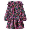 Dress - vidaXL - Long Sleeves - Bright Pink - Girl - Size 104 (3-4 Years)