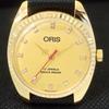 ВИНТАЖНЫЕ ШВЕЙЦАРСКИЕ МУЖСКИЕ НАРУЧНЫЕ ЖЕЛТЫЕ ЧАСЫ ORIS С РУЧНЫМ ПОДЗАВОДОМ REF 558c-a297218-1
