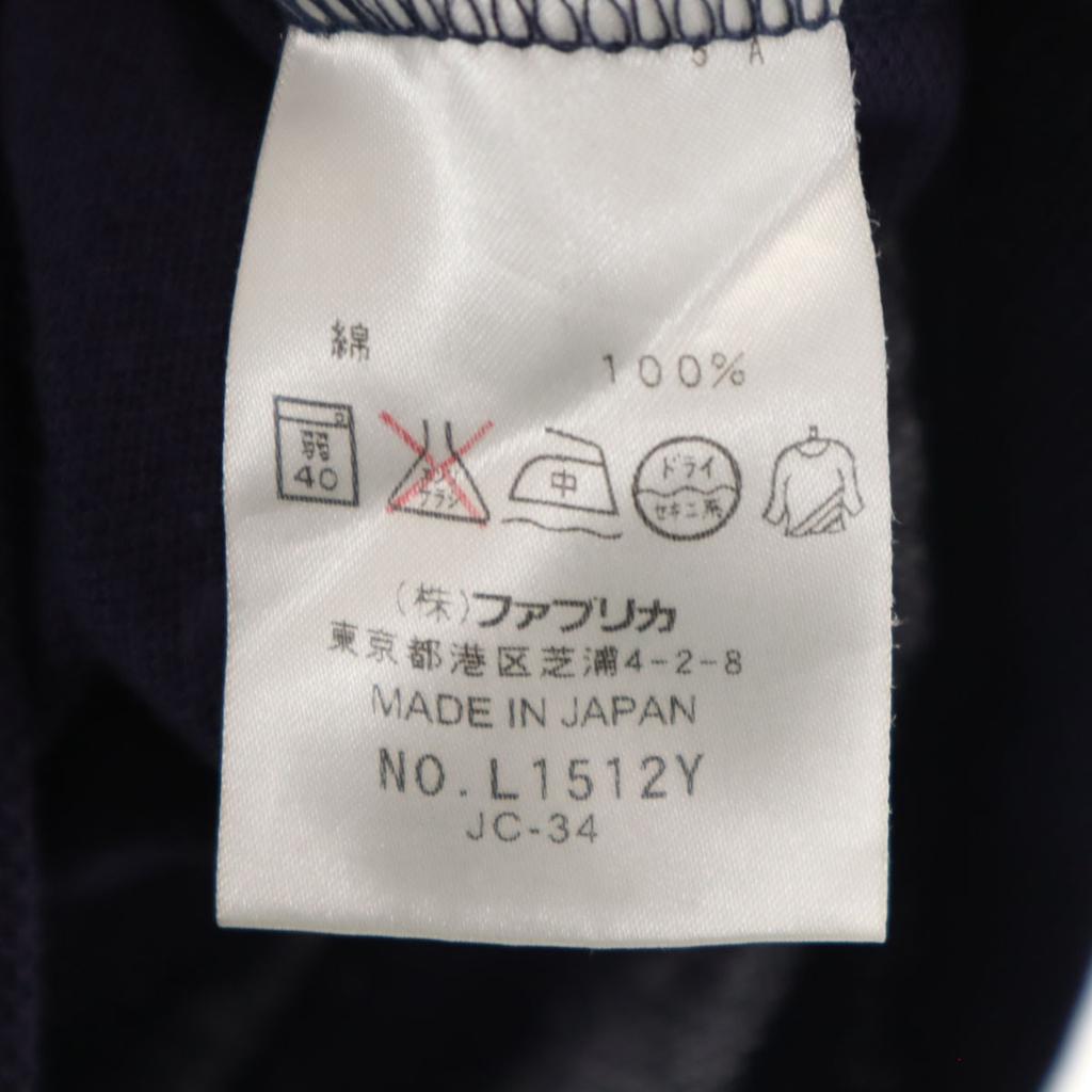Lacoste Сделано в Японии Футболка-поло с коротким рукавом 38 Темно-синий Палевый Женская Б/У