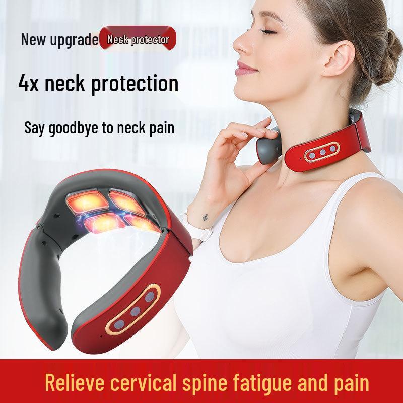 Умный электромагнитный импульсный массажер для шеи и позвоночника
