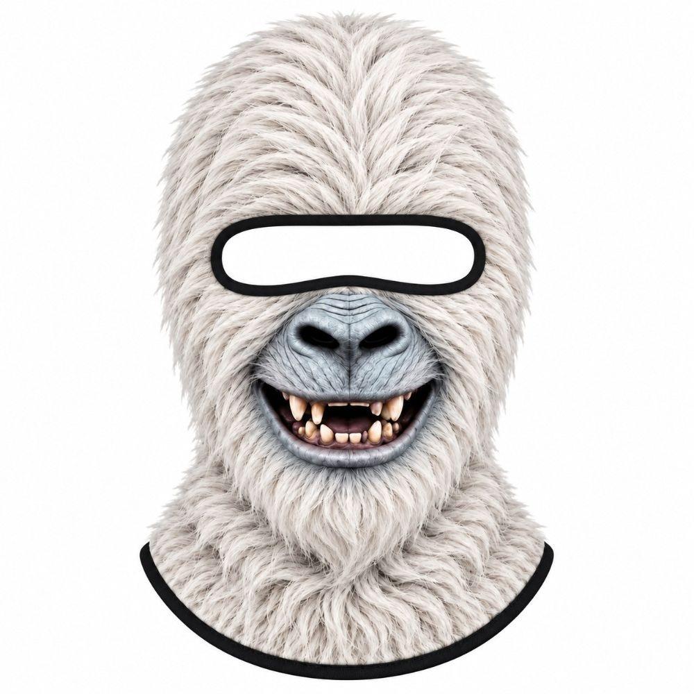 3D Face Printed Winter Mask Cover Full Coverage Ski Mask Hood New Funny Ski Mask For Men Woman