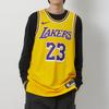 Nike NBA Lakers Icon Edition 22/23 Dri-Fit ADV Authentic Jersey Amarillo Yellow Men Streetwear DM6028-731