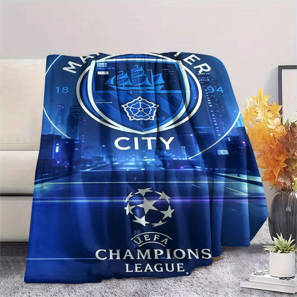 Raw MCFC Passion Blanket, High quality Comfortable for All Seasons, Home Decor, Warmth and Comfort