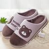 Winter Couple Cartoon Home Slippers Thickened Non-slip Slippers Warm Indoor Cotton Slippers(Order A Size Up)