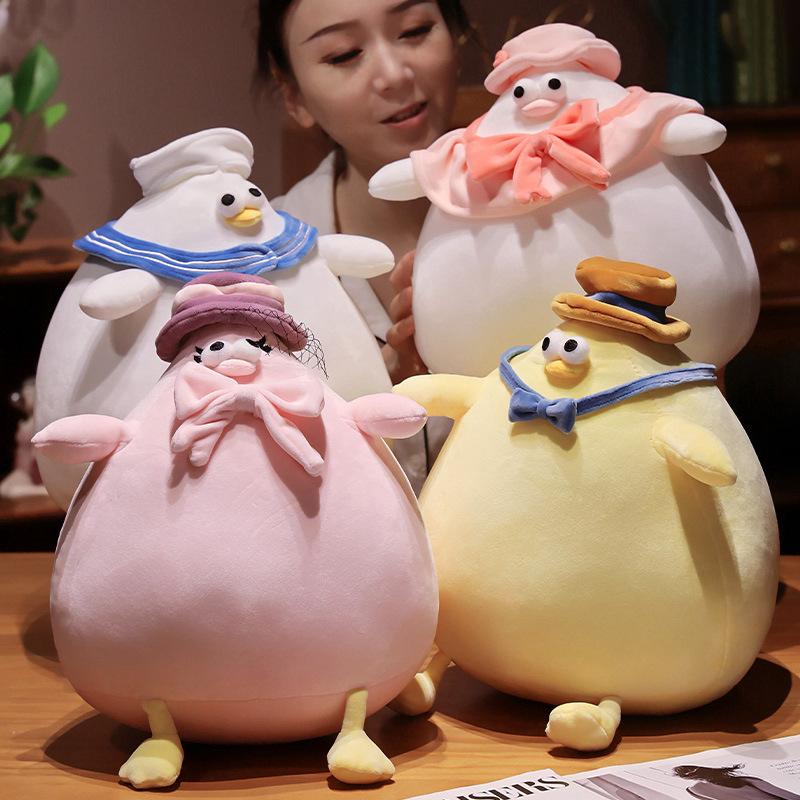 Кукла-курица Кукла-курица Плюшевая игрушка, превращенная в деревенскую цветочную курицу Подарок на день рождения Забавная и милая леди-курица