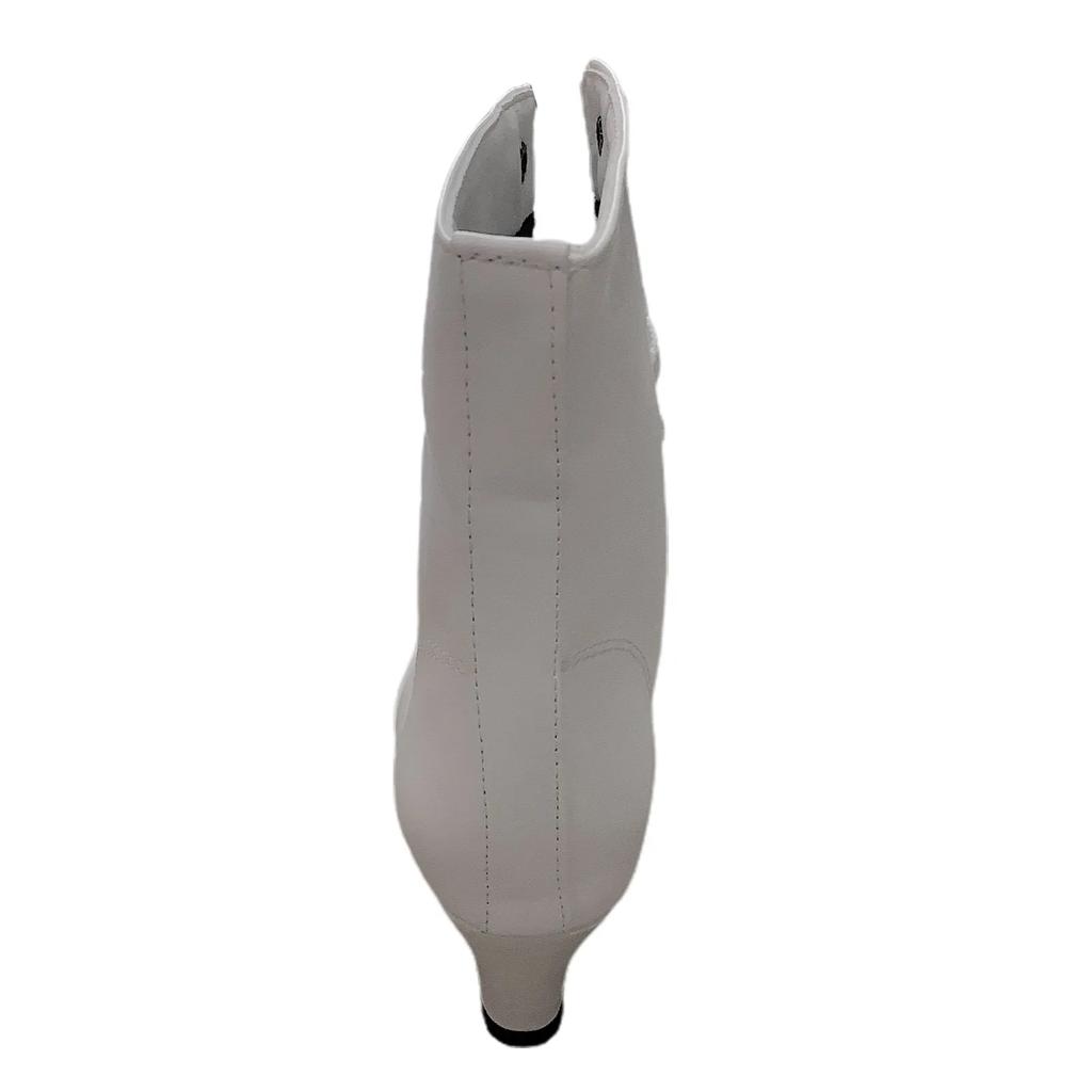 Модные ботинки на толстой подошве однотонные для женщин большого размера комфортные с отворотами шерстяные ботильоны на платформе танкетке хлопковая обувь до середины икры