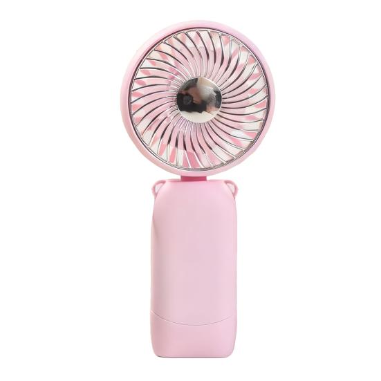 Portable Neck Fan, 3 Speed Foldable Handheld Fan, USB Rechargeable Small Personal Fan for Outdoor Travel, Desk Cooling Fan for Home Office
