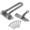 Stainless Steel Security Guard Door Safety Lock Latch for Home Hotel (Matte Black)