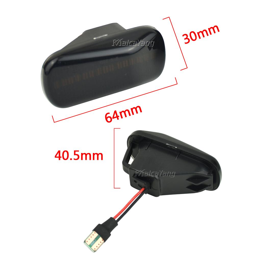 Auto Parts Side Marker Lamp Dynamic LED Turn Signal Lights for Honda CRV Accord Civic Jazz Fit Stream Integra DC5 Odyssey Acura