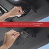 Многофункциональные солнцезащитные очки и держатель для карт из замши и кожи наппа для автомобиля