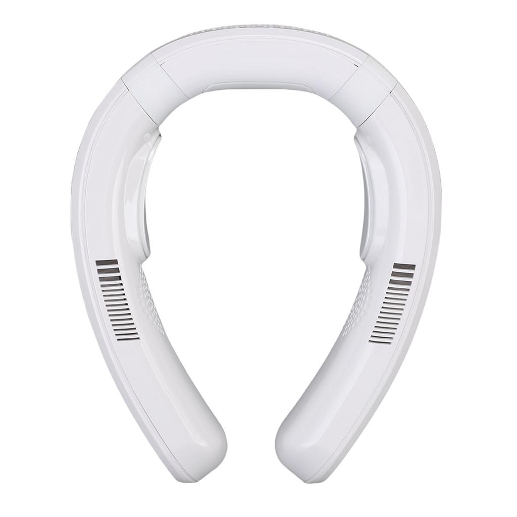 Портативный шейный вентилятор с охлаждением и обогревом, двойного назначения, 3 скорости, полупроводниковый, тихий, легкий, работающий от аккумулятора, носимый вентилятор