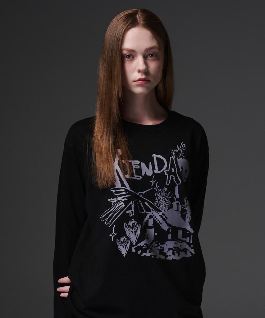 KENDA Rough Sketch Long Sleeve (Black)