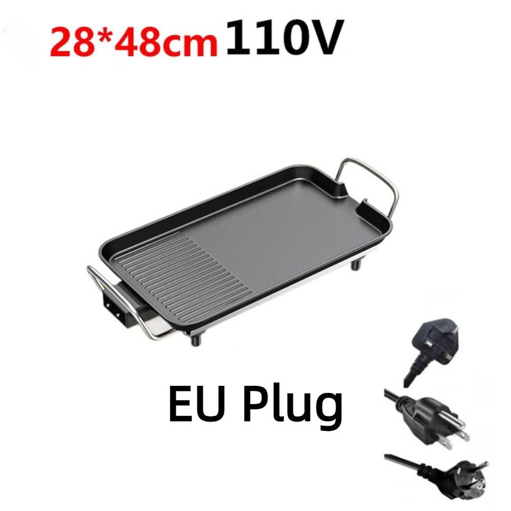 Сковорода-гриль с антипригарным покрытием Многоцелевая посуда для вечеринок и шведского стола Портативная уличная гриль-пластина для жарки мяса