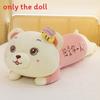 Cute Rabbit Plush Toy With Bow And Embroidery Design For Sleep Kids Girls Girl Bedroom Decor