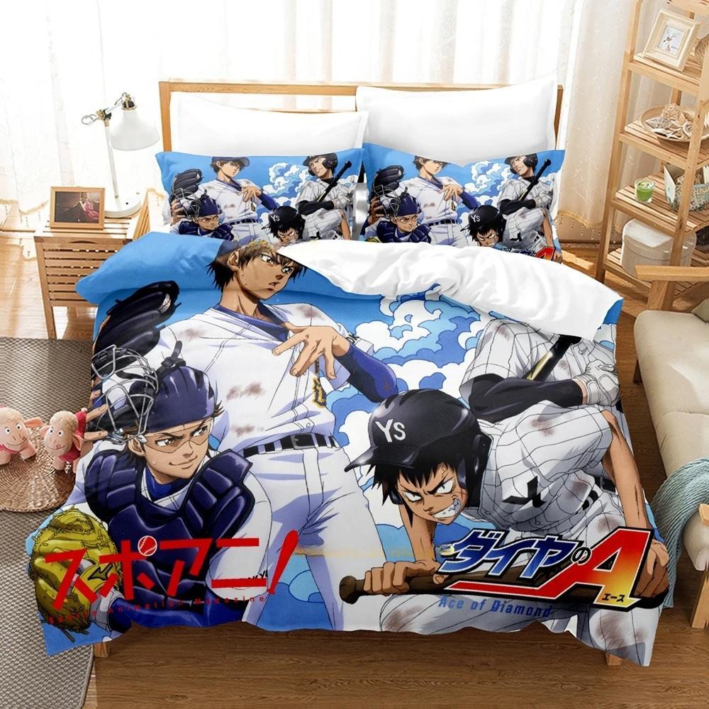 3d Print  Ace Of Diamond 2_3pcs Bedding Set Boys Girls Twin Queen Size Duvet Cover Pillowcase Bed Kids Adult Home Textiles