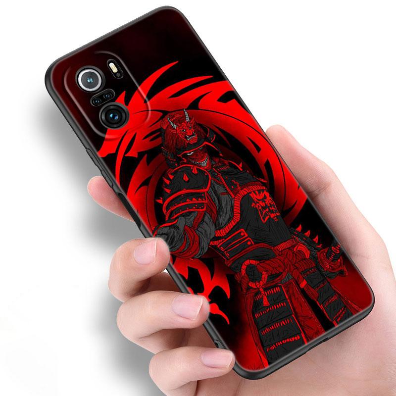 Чехол для телефона Japanese Samurai Art для Xiaomi Mi POCO X3 NFC GT M4 M3 12 11T 10T Pro A3 11 Lite NE 5G 12X 11i F3 мягкий черный чехол