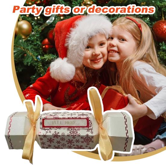 4Pcs Christmas Surprise Money Pull Pouch DIY Cash Pull Out Box with Ribbons Holiday Money Holder for Cash Gift Pull