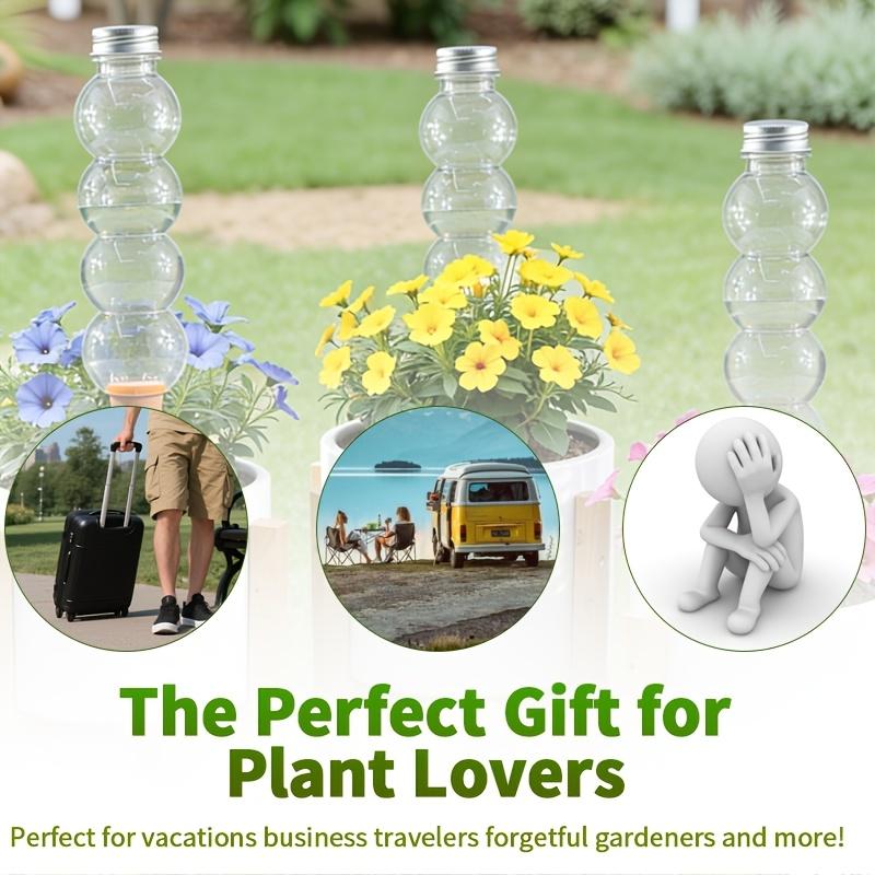 3Pcs Long Gourd-Shaped Automatic Watering Set For Plant Enthusiasts, 16.91oz Large Water Storage Capacity 7-Day Worry-Free Care Suitable For Business