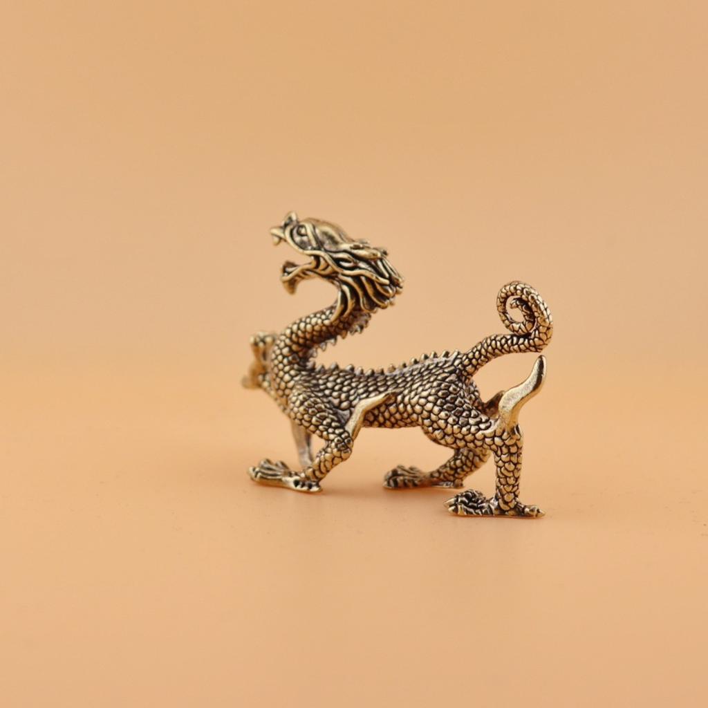 Brass Chinese Ox Year Mascot Incense Sticker