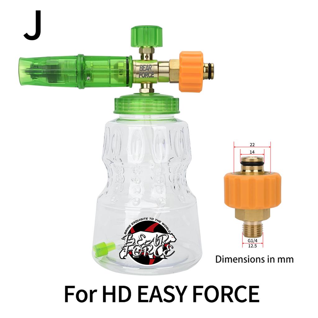 Pressure Washer Aluminum Foam Lance Foam Nozzle Car Wash Foam Maker for Karcher Elitech Bort AR Bosch Michelin Pressure Washer