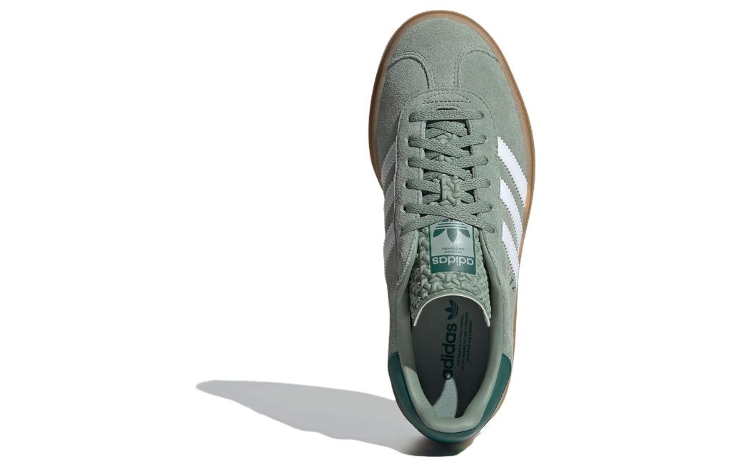adidas Gazelle Bold Серебристо-зеленая подошва Женские ID6998