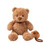 Bear Adorable Teddy Plush Toy With Capybara Companion Cute Animal Gift Perfect