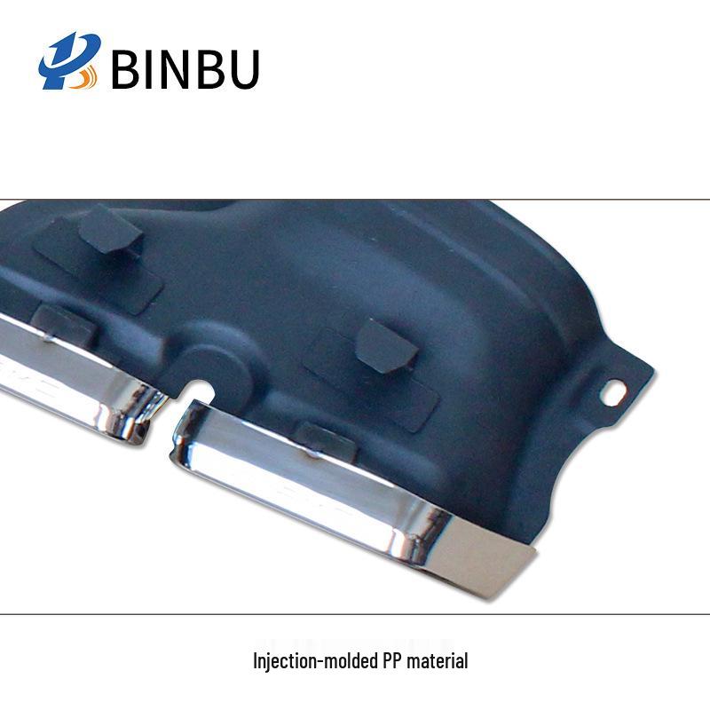 Mercedes-Benz C-Class W205 Coupe AMG Квадро Выхлоп Задний Спойлер Обвес