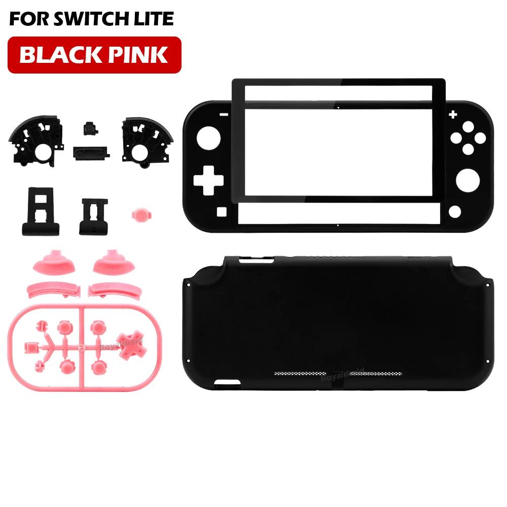 Для NS Switch Lite сменный корпус, набор для самостоятельной настройки с передней и задней крышками, кнопками, закаленным стеклом, инструментами для ремонта