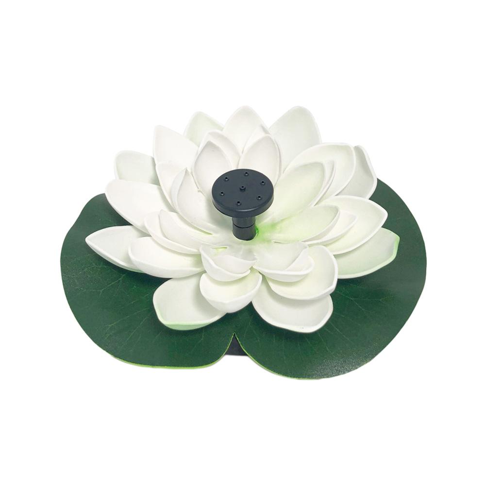 Фонтан-водопад в форме лотоса, срок службы до 20000 часов, на солнечных батареях, поилка для птиц, декоративные элементы в виде кувшинок для сада