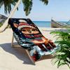 Cozy deer winter charm Print beach towel, quick drying, suitable for travel, outdoor sports, jogging, the beach and swimming, gift