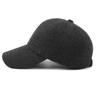 Men's Autumn Winter Hat Velvet Thick Baseball Cap Outdoor Windproof Coldproof Cap Ear Protection Cotton Cap