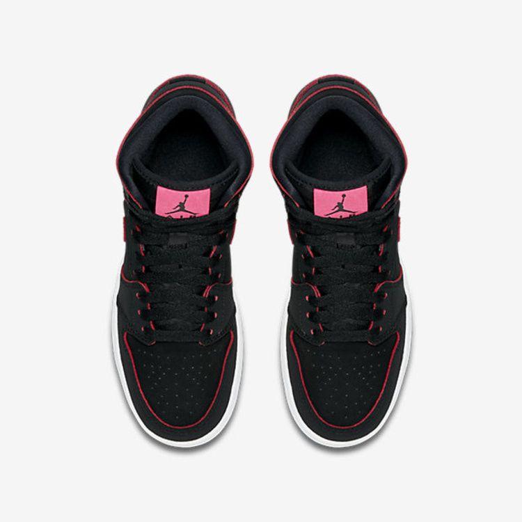 Kids' Sneakers Jordan 1 Retro High Black Hyper Pink White (GS) Black/Black-Hyper Pink-White