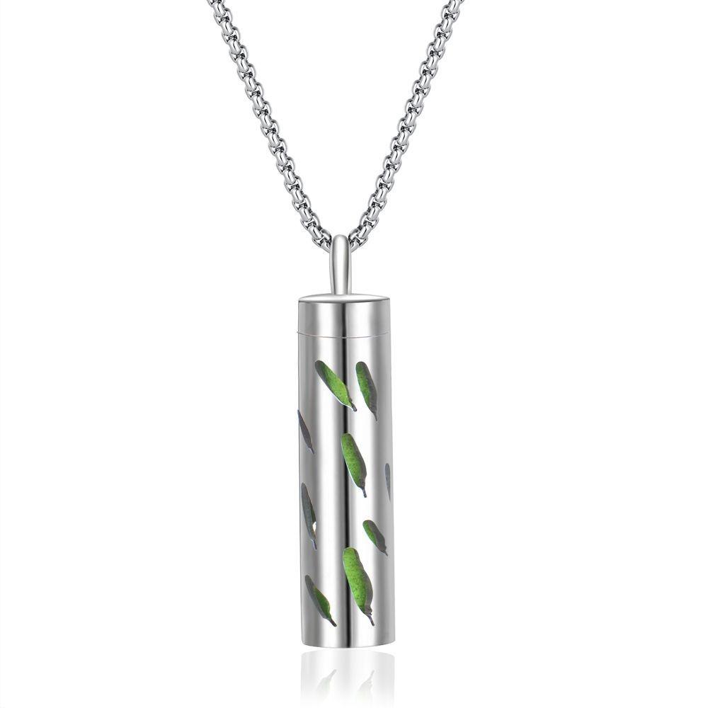 Aroma Jewelry Perfume Oils Necklace Silver Color Locket Perfume Necklace Jewelry Accessories