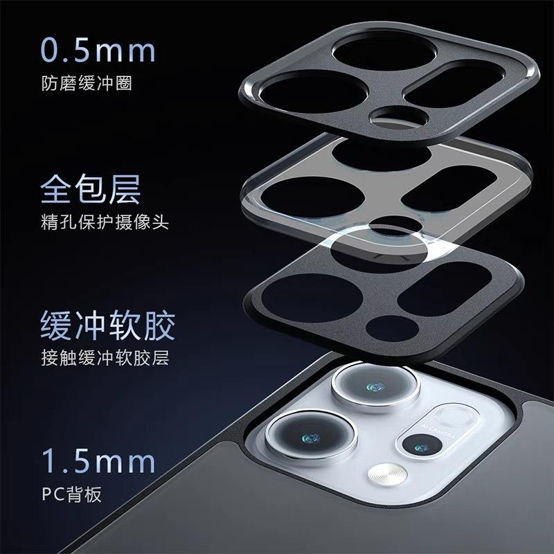 Подходит для OPPOA6 полноразмерная защитная наклейка-чехол A6pro двухсторонний reno14 противоударный жесткий чехол матовый чехол для мобильного телефона