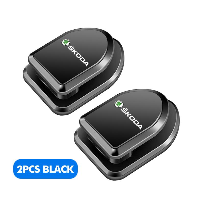 FFRP2 For Skoda Car Hook Organizer Storage Hanger USB Cable Headphone Key Storage Adhesive Hooks Fabia Kamiq Superb Scala Enyaq-iV MK3