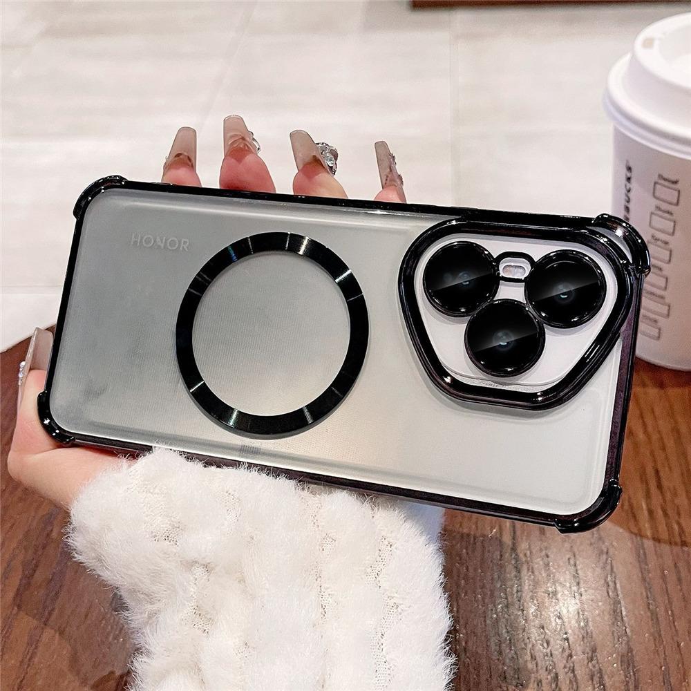 Роскошный ударопрочный магнитный чехол с покрытием для Motorola MOTO Edge 60 Fusion 50 50 Pro 50 NEO, прозрачная мягкая силиконовая задняя крышка