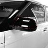 For Kia Soul -2025 Carbon Fiber Style Rear View Mirror Cover Horn Style ABS Rearview Mirror Shell LHD/RHD