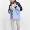 Adidas Originals Color Block Stand Collar Long Sleeve Down Jacket Men Outerwear Blue H13576